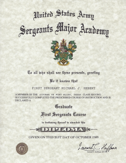 sergeants major